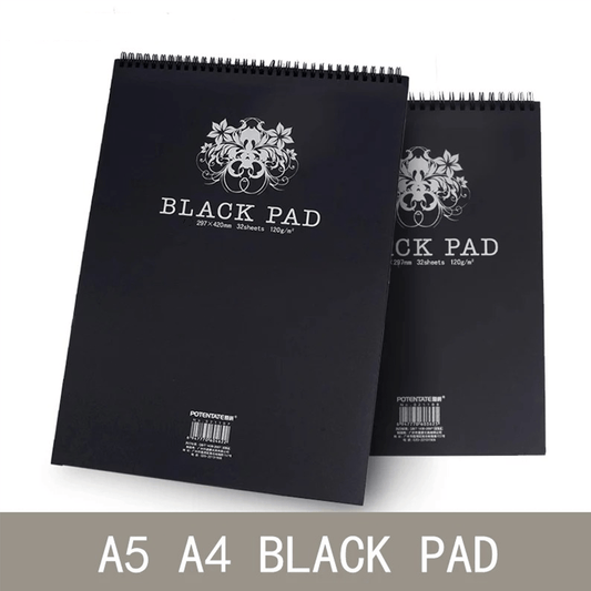 BLACK PAPER SKETCH PAD