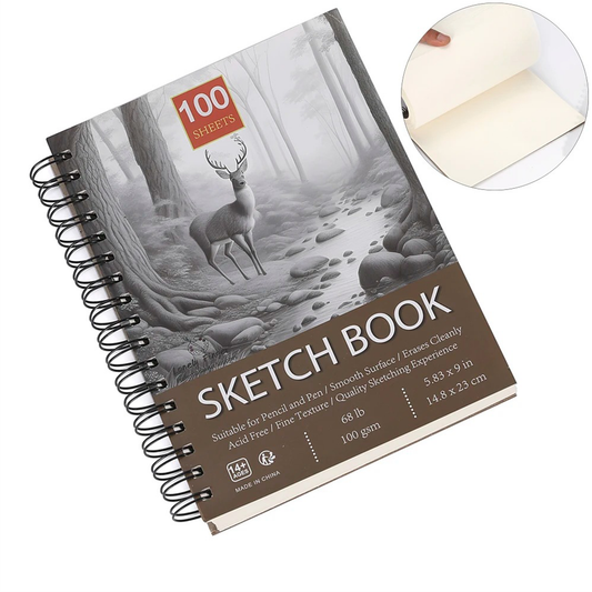 5.83x9 INCHES SKETCH BOOK