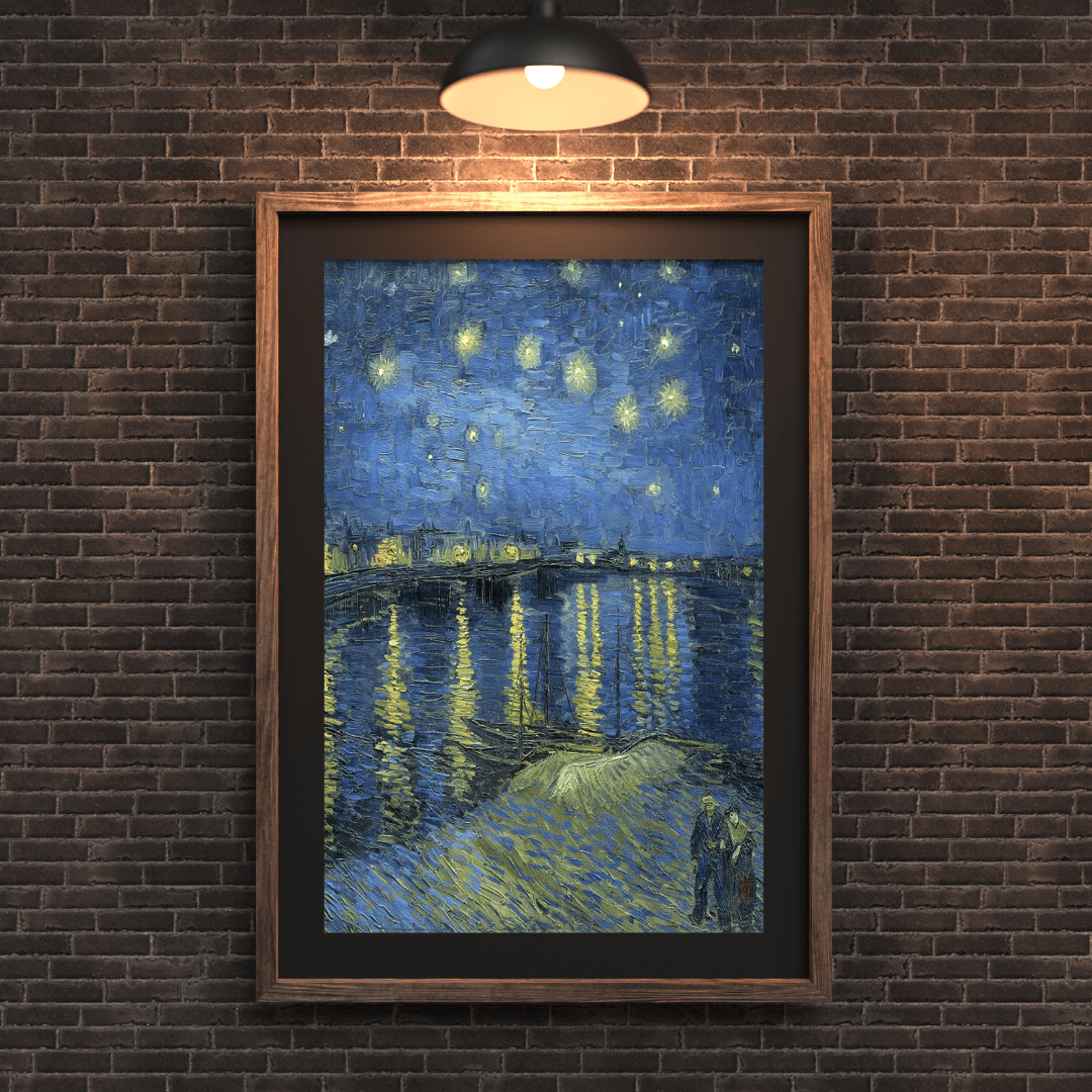 STARRY NIGHT OVER THE RHONE -VAN GOGH FAMOUS PAINTING