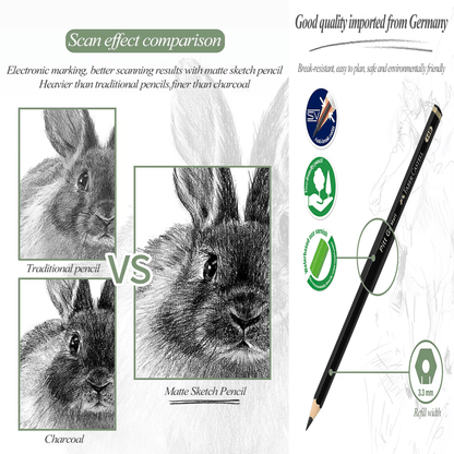 FABER-CASTELL MATTE GRAPHITE PENCIL SET