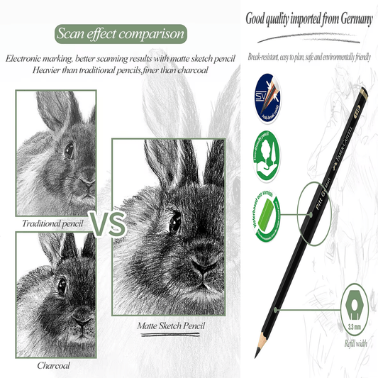 FABER-CASTELL MATTE GRAPHITE PENCIL SET