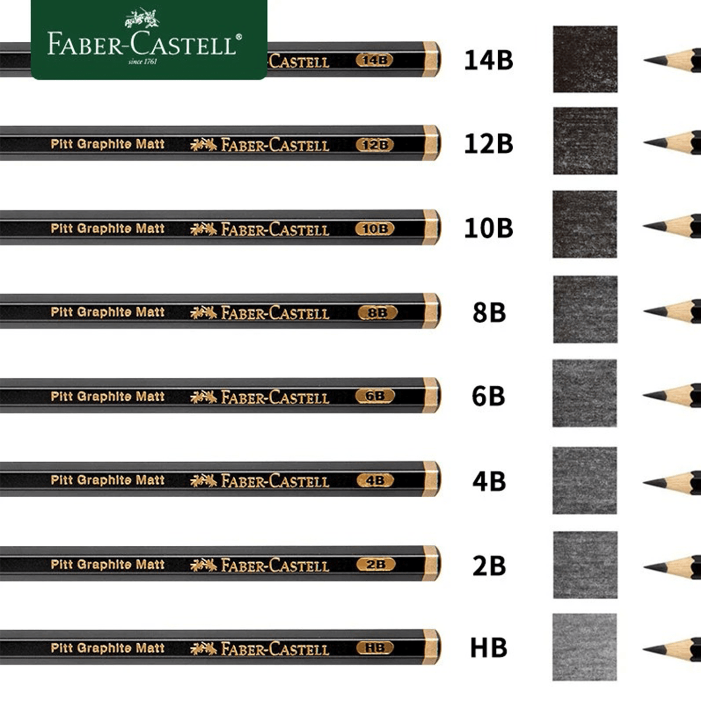 FABER-CASTELL MATTE GRAPHITE PENCIL SET