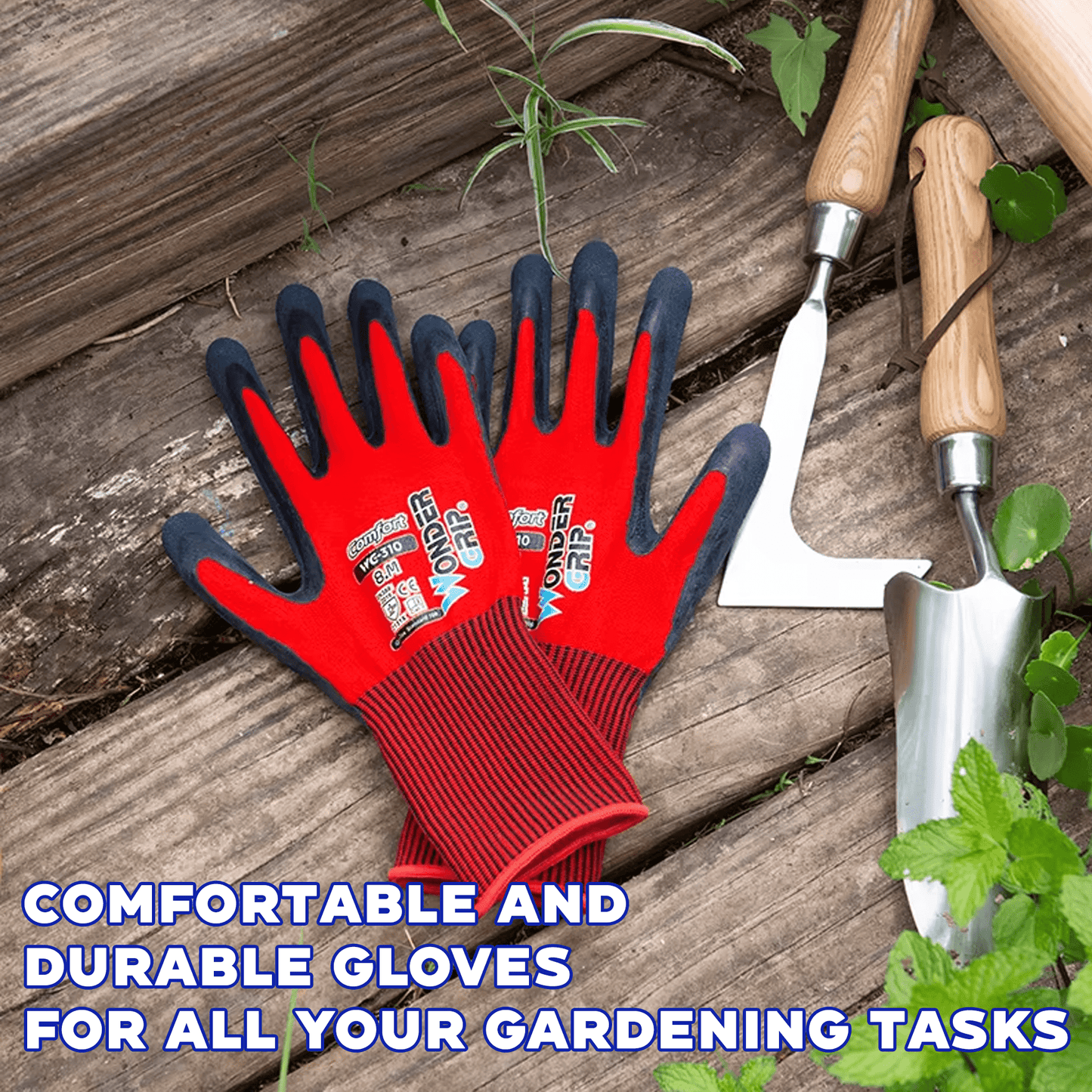 WONDER GRIP GARDENING GLOVES