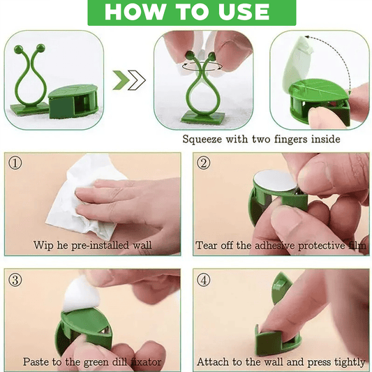 PLANT WALL CLIPS