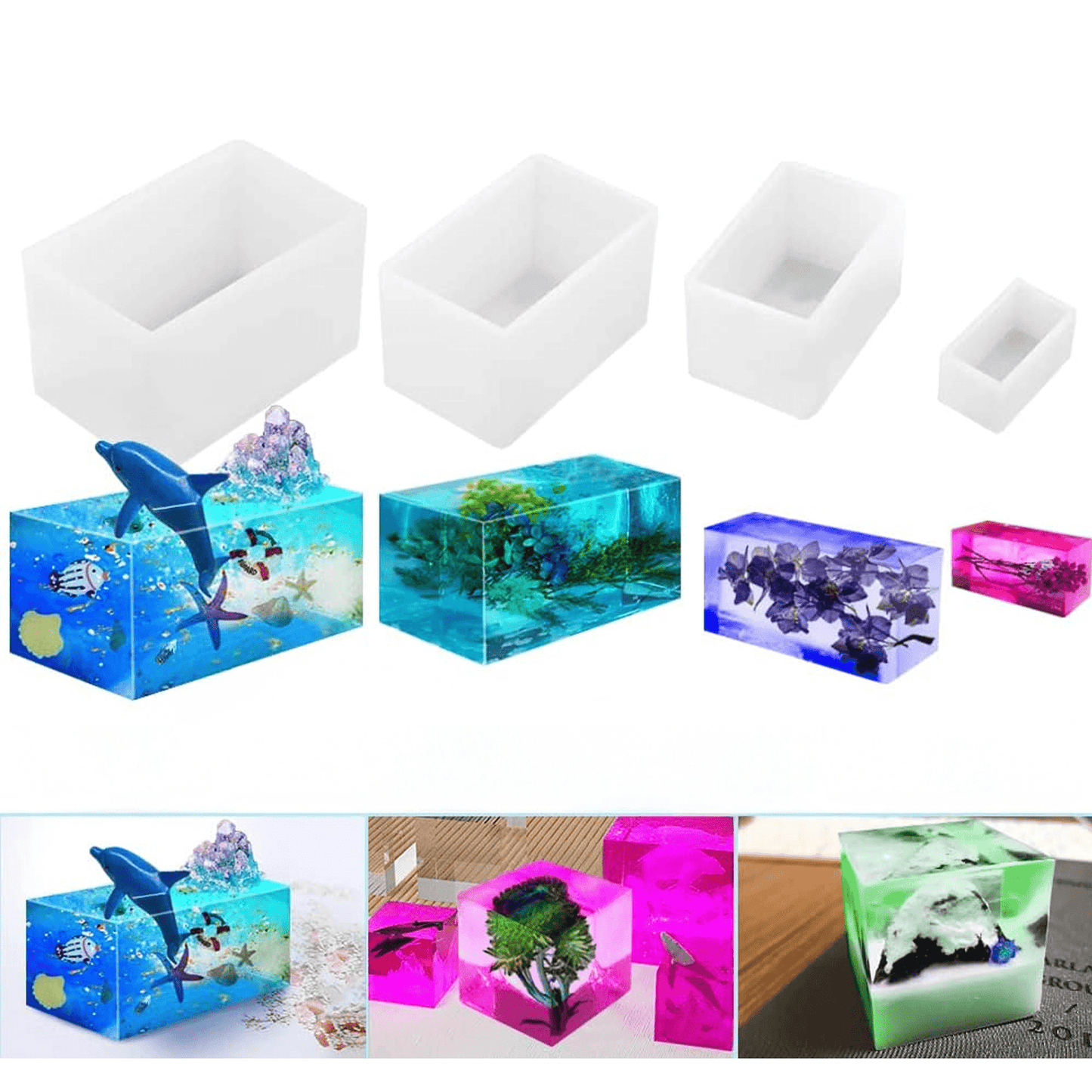 RECTANGLE SHAPE RESIN MOLD