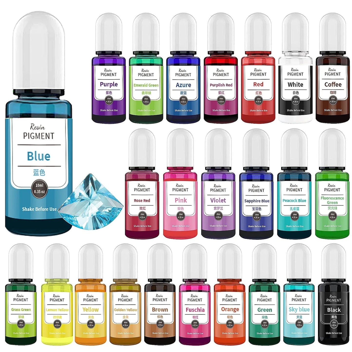 10ML EPOXY RESIN PAINT PIGMENT