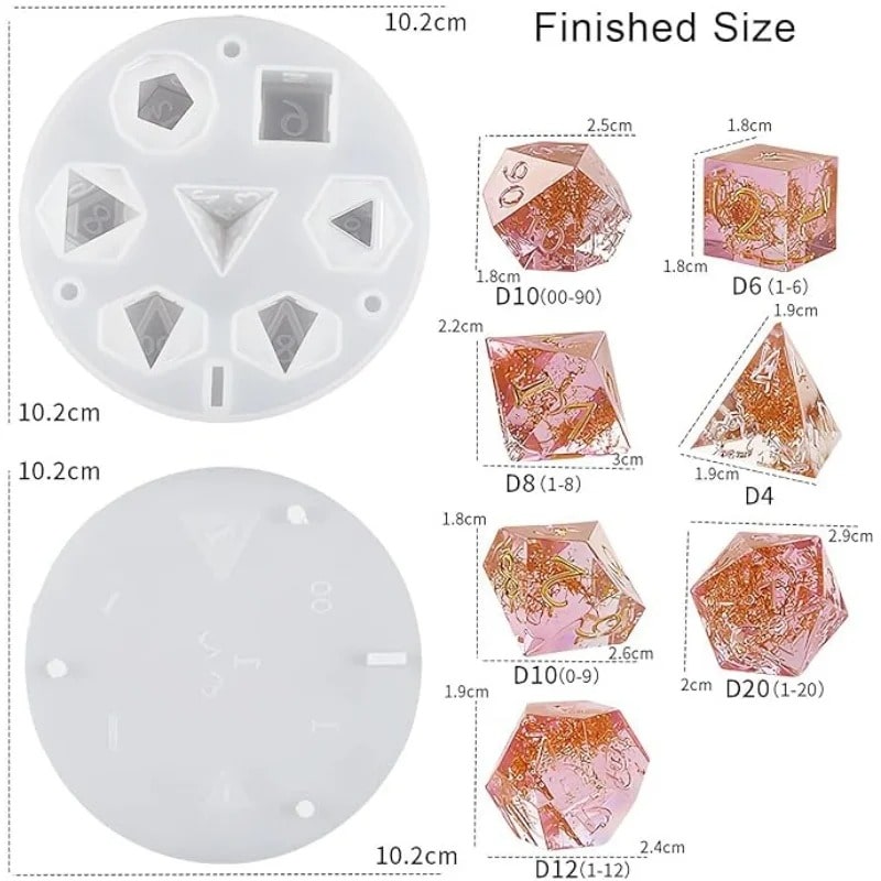 RESIN DICE CASTING MOLD