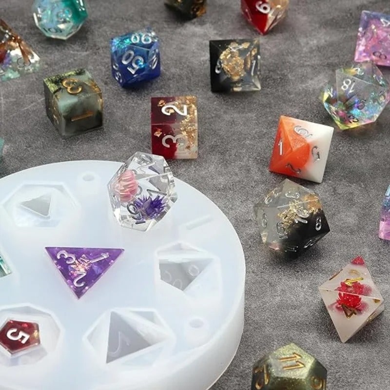 RESIN DICE CASTING MOLD