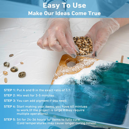 EPOXY RESIN CRYSTAL CLEAR KIT